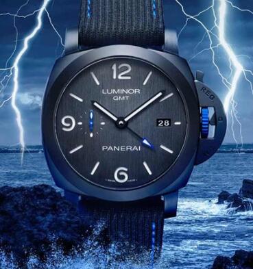 The Arabic numerals hour markers ensure the good readability of the best replica Panerai.