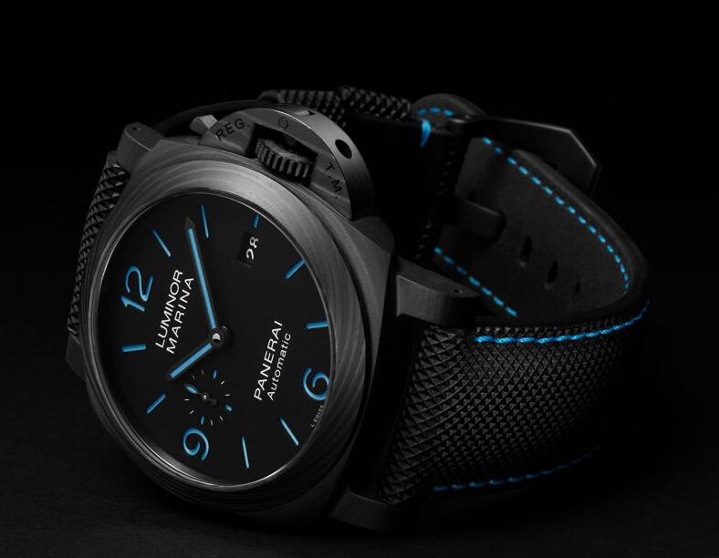 Swiss-made copy Panerai watches are cool with black color.