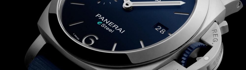 Quality fake watches adopt the attractive blue color.